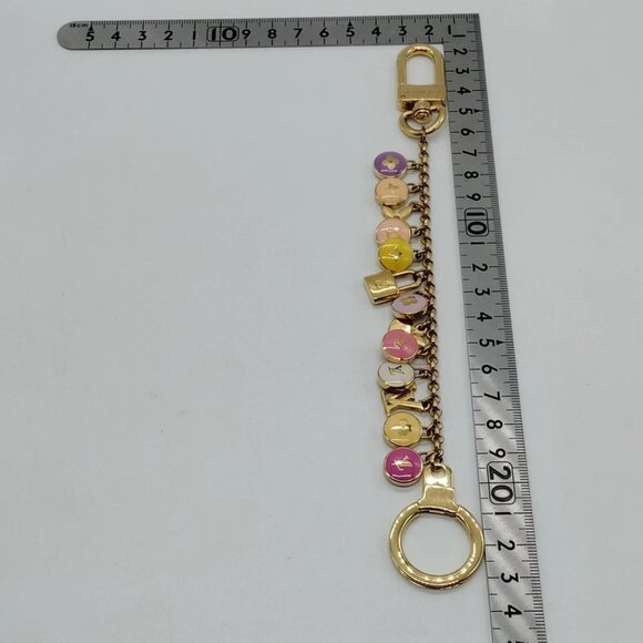 Louis Vuitton Key Ring Gold Pinks 600-060225 - Picture 10 of 10